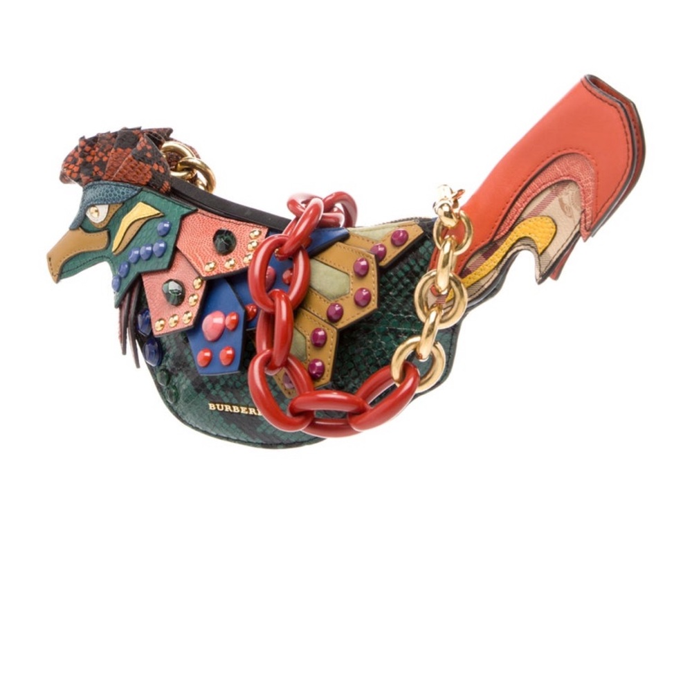 Burberry Falcon Rare Beasts Collection Shoulder Bag - Picture 8 of 9